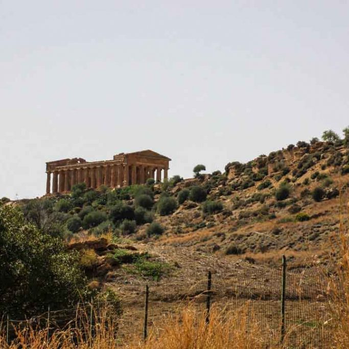 Valley of temples in Agrigento