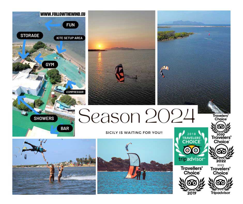 kitesurf season 2024 is coming in Sicily lo stagnone