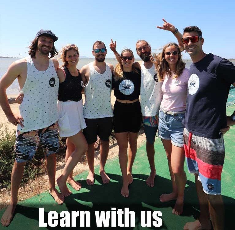 Learn with us in Lo Stagnone Sicily kitesurfing