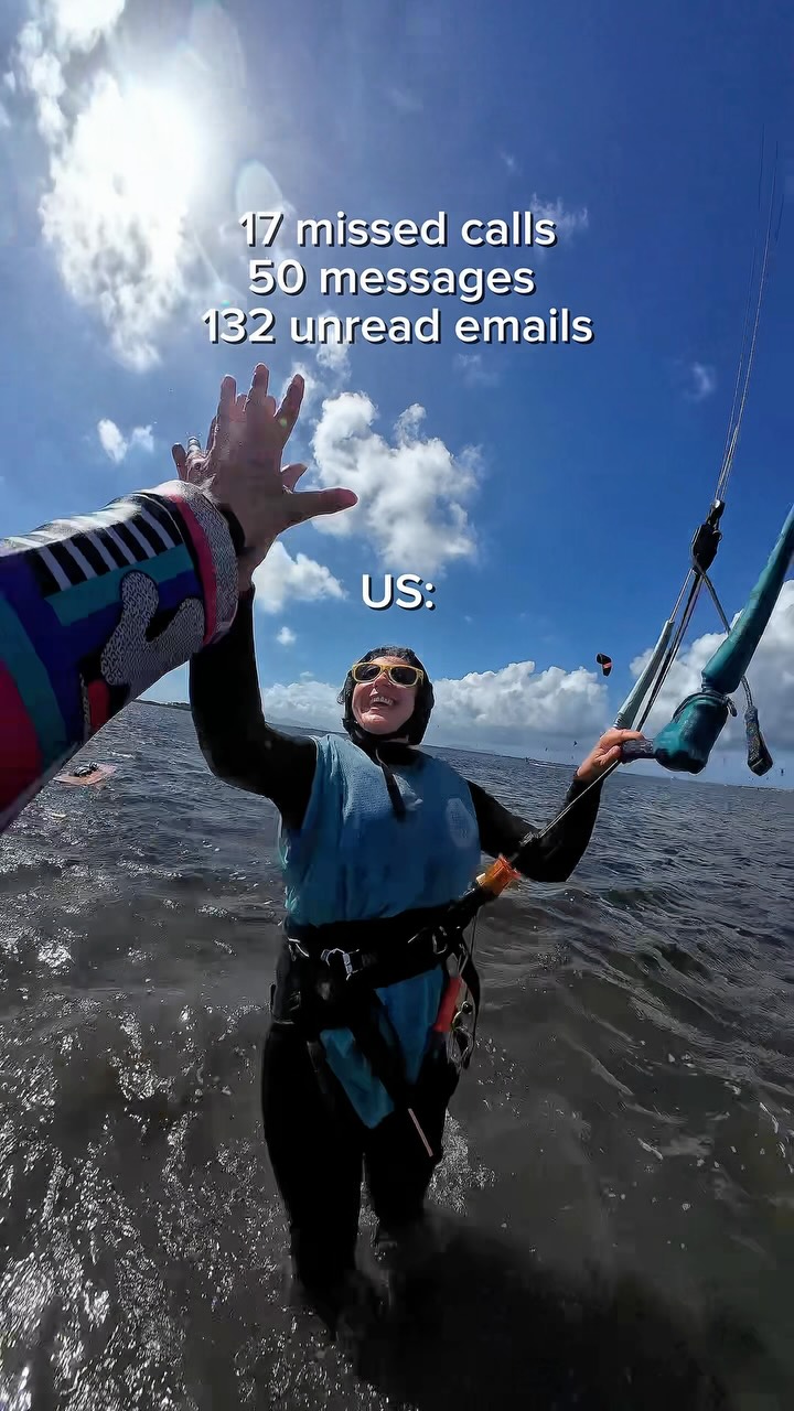 Emails can wait. Wind can’t🤫

#kitesurfing #sicily