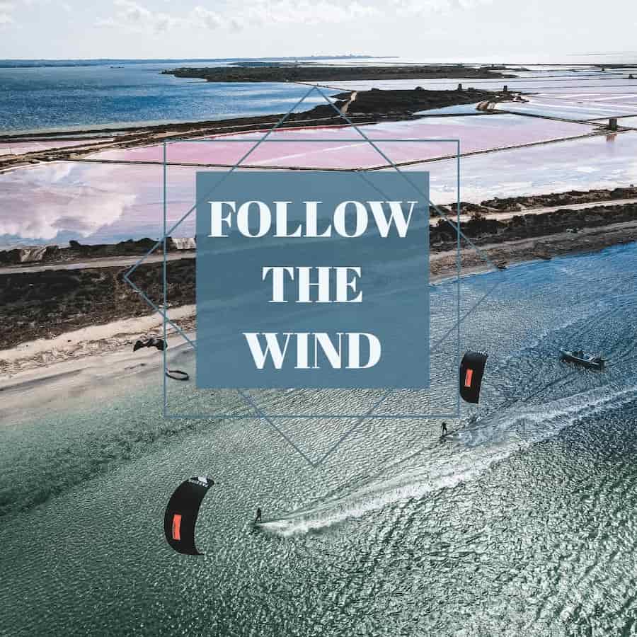 Follow the wind kite school Sicily Lo STagnone