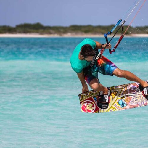 Long bay Turks and Caicos kitesurf spot